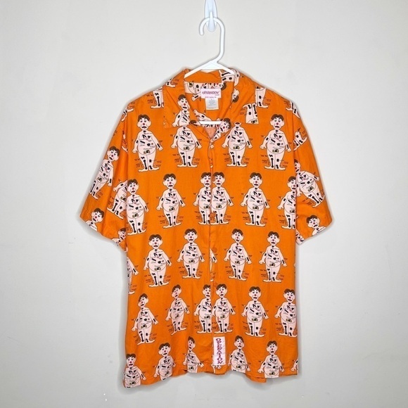 Hasbro Operation Vintage Button Up Shirt - Picture 1 of 6